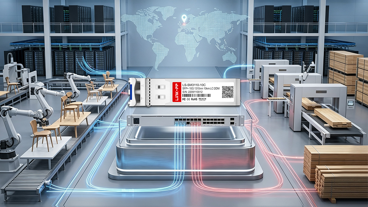 LINK-PP SFP 10GBASE-LR Scaling Danish Furniture Production