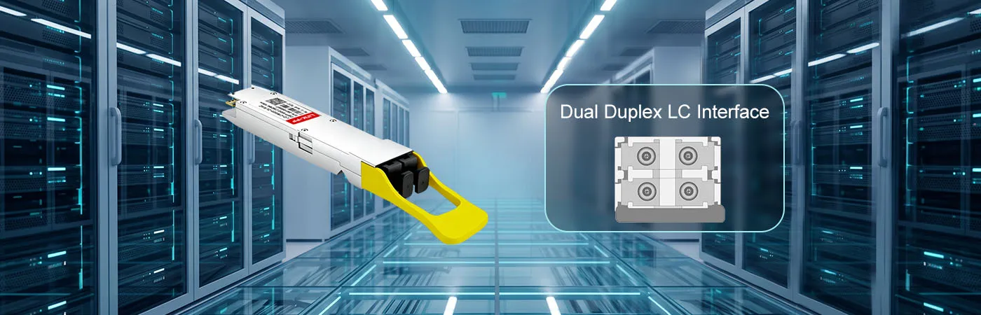 LO-CW800-2LR4C Module with Dual Duplex LC Interface