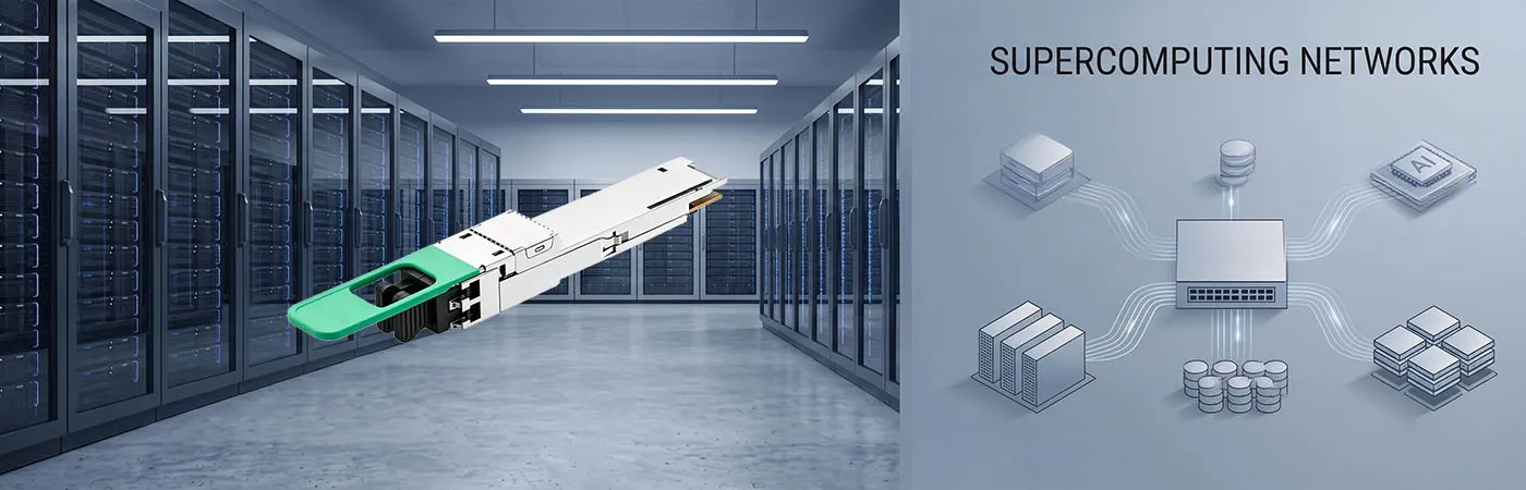 LQD-CW800-2FR4C&nbsp;: Connectivité 800G pour les réseaux de supercalculateurs