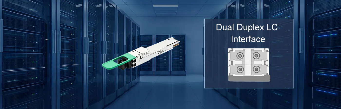 Module LQD-CW800-2FR4C avec interface LC double duplex