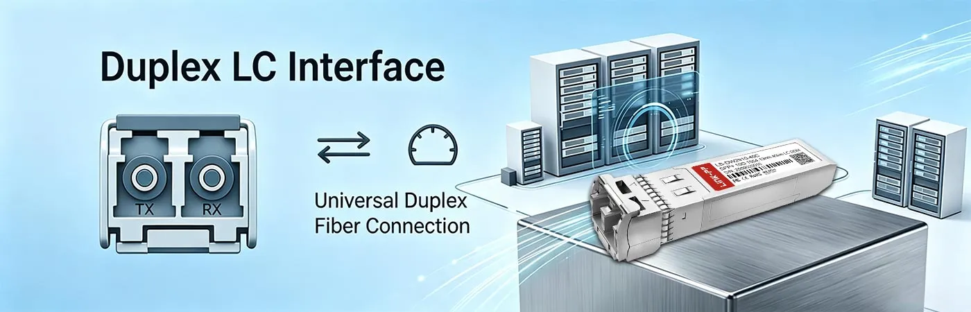 LS-DW2910-40C 모듈 (듀플렉스 LC 인터페이스 포함)