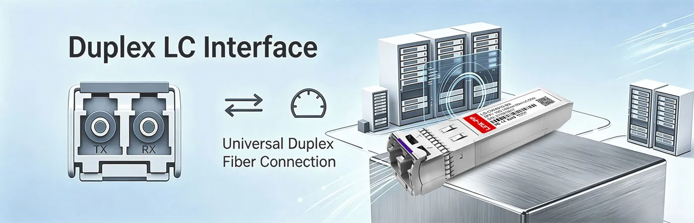 CW-SFP10G80-49-I Module with Duplex LC Interface