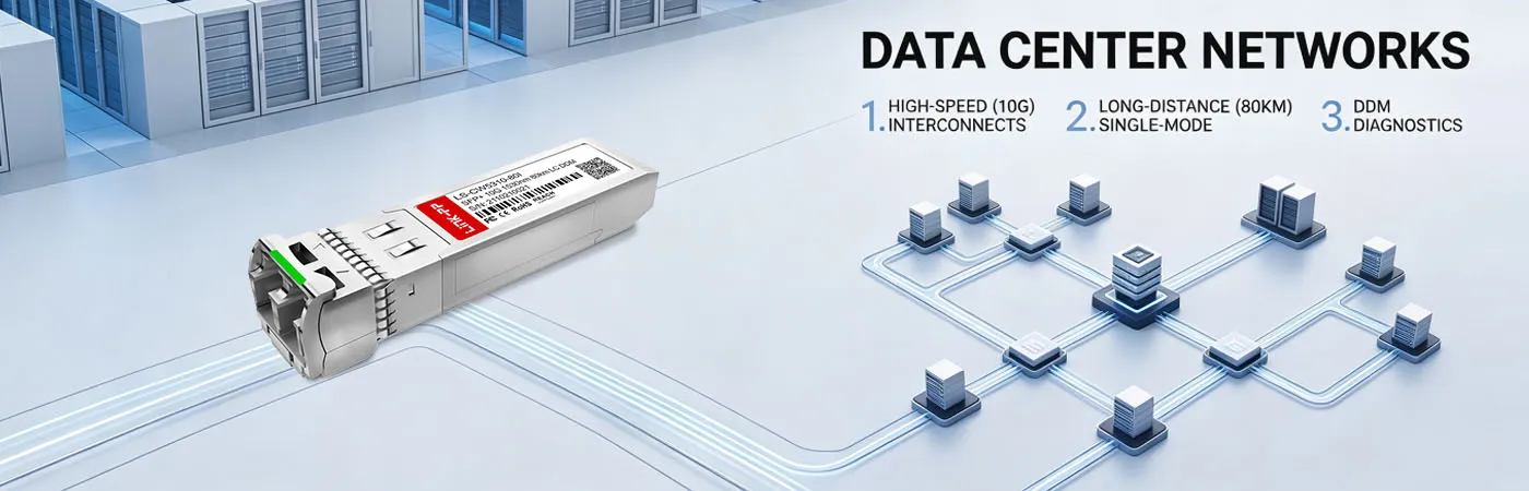 CW-SFP10G80-53-I: 10G Connectivity for Data Center Networks