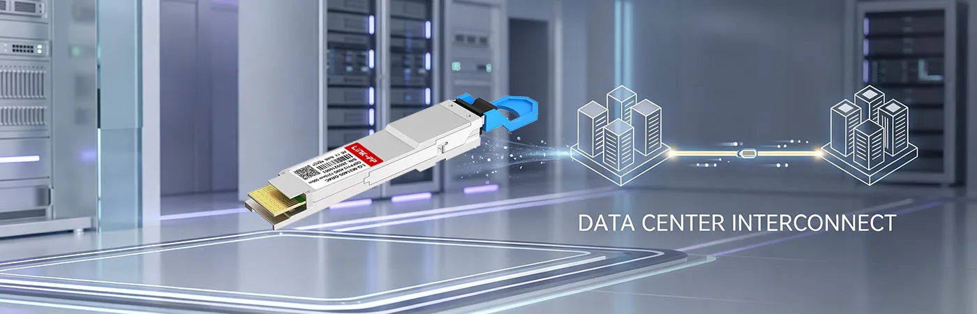 QSFP112-DR4-400G: Conectividad de 400G para interconexión de centros de datos.