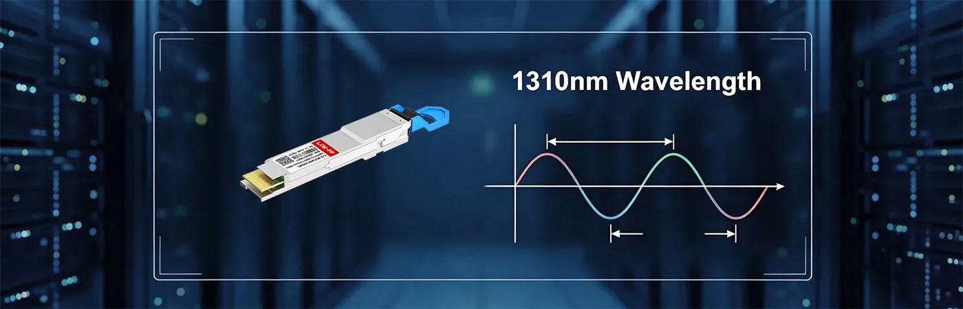 Módulo QSFP112-DR4-400G con longitud de onda de 1310 nm