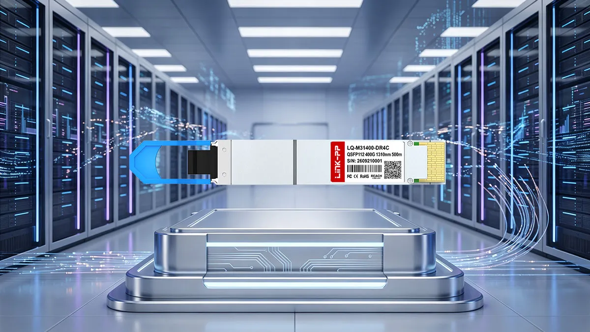 Compatible con Arista QSFP112-DR4-400G LINK-PP Especificaciones del QSFP112 de 400 G