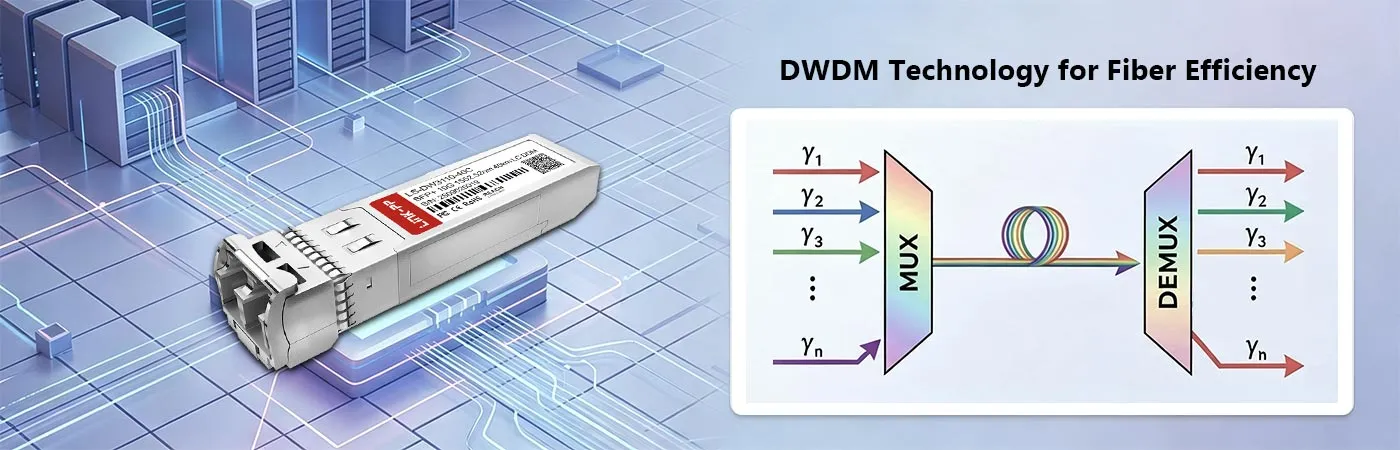 โมดูล LS-DW3110-40C พร้อมเทคโนโลยี DWDM เพื่อประสิทธิภาพการใช้งานใยแก้วนำแสง