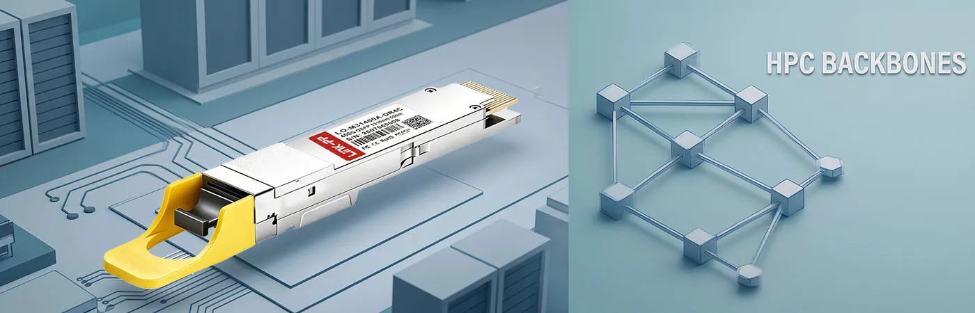 LO-M31400A-DR4C: 400G Connectivity for HPC Backbones