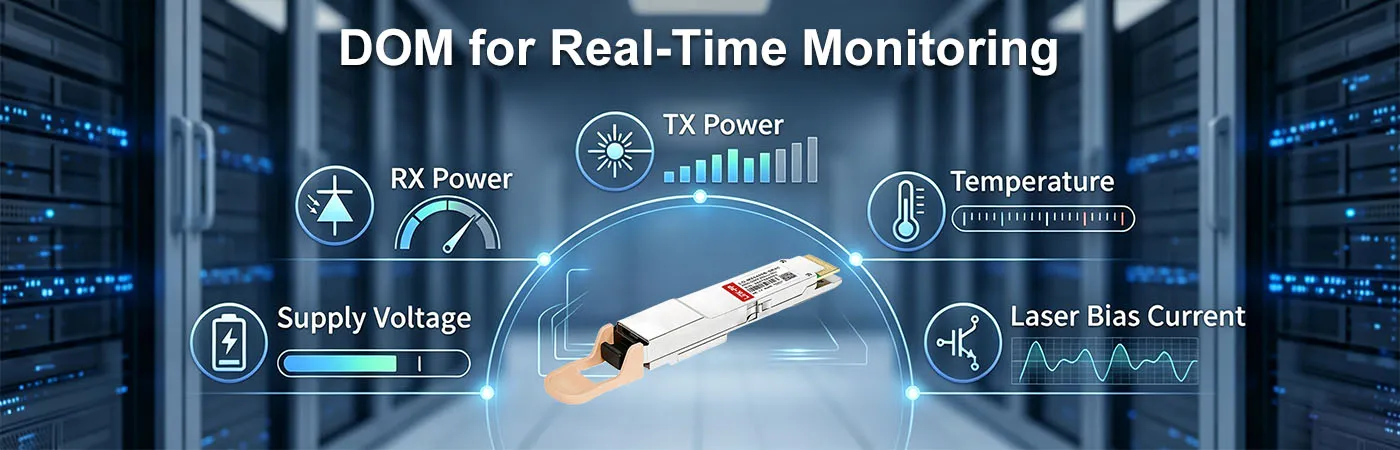 LO-M85400B-SR4C Module with DOM for Real-Time Monitoring