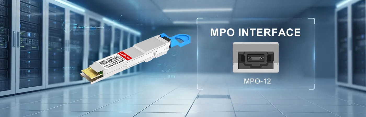 LQD-M31400-DR4SC Module with MPO-12/APC Interface