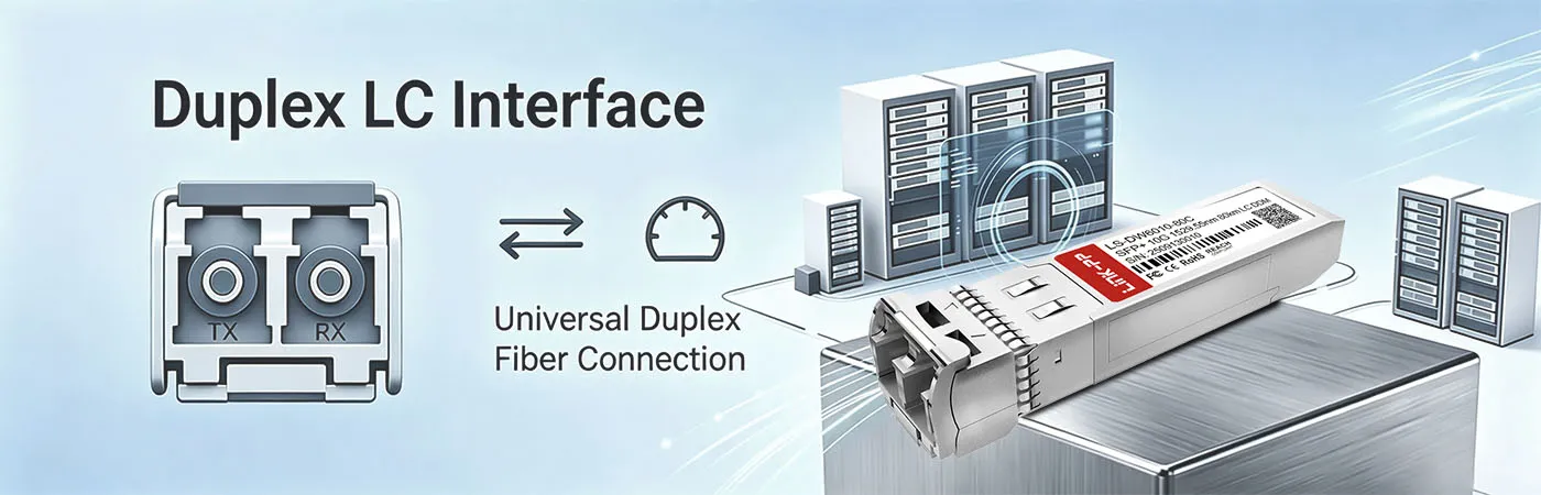 SFP-10G-DZ-29.55 Module with Duplex LC Interface