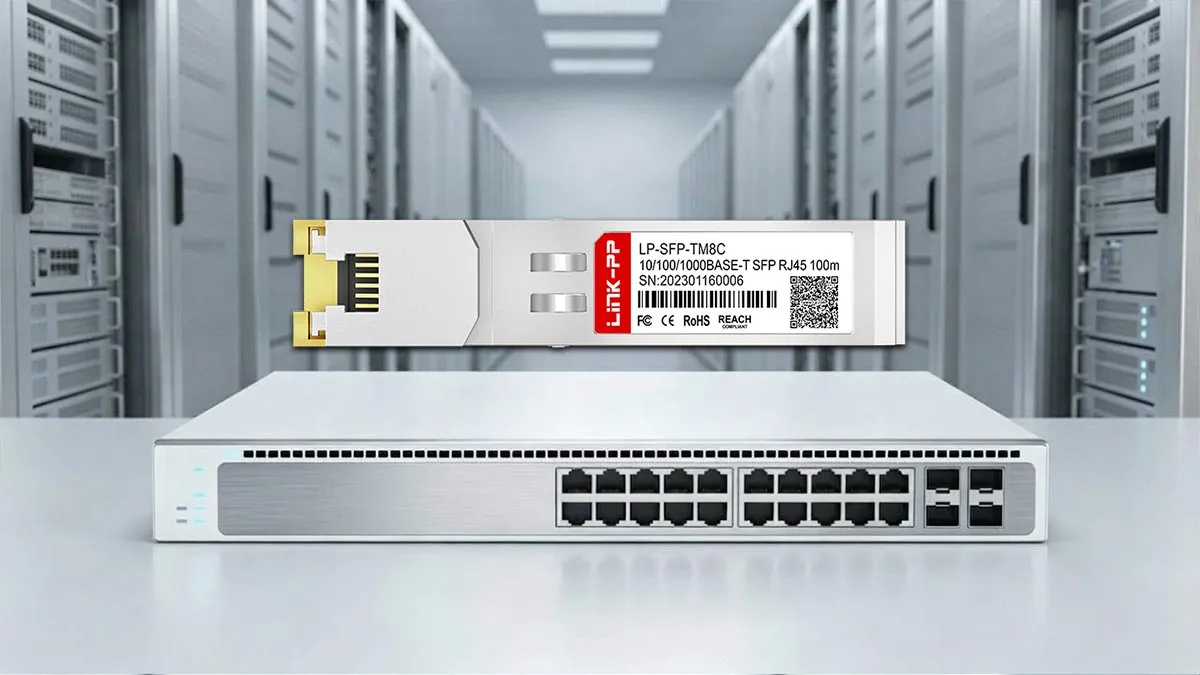 LINK-PP LP-SFP-TM8C 10/100/1000BASE-T SFP Copper Module
