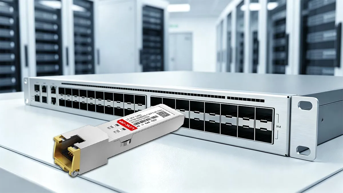 LINK-PP LP-SFP-TM8C 10/100/1000BASE-T SFP Usage Demonstration