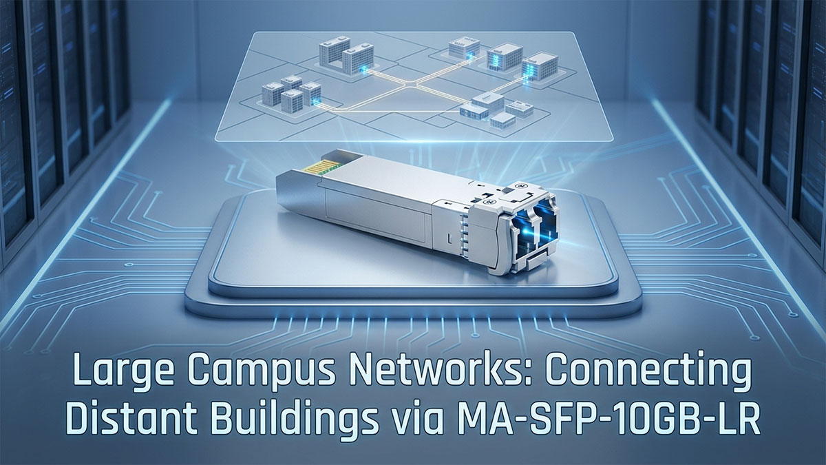 Large Campus Networks: Connecting Distant Buildings via MA-SFP-10GB-LR