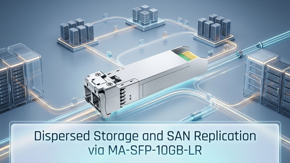 Dispersed Storage and SAN Replication via MA-SFP-10GB-LR