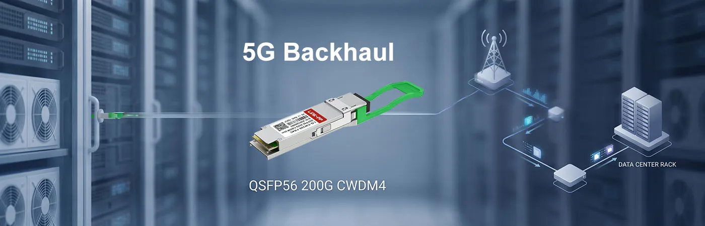 LQ-CW200-FR4C: 200G Connectivity for 5G Backhaul