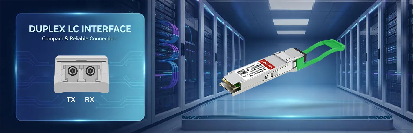 Module LQ-CW200-FR4C avec interface LC duplex