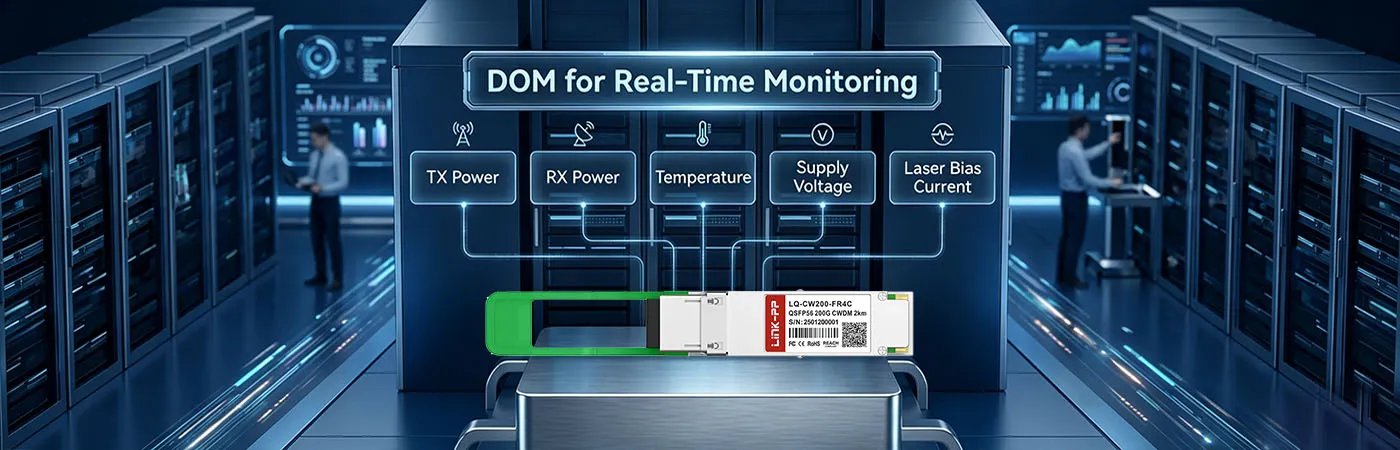 Module LQ-CW200-FR4C avec DOM pour la surveillance en temps réel