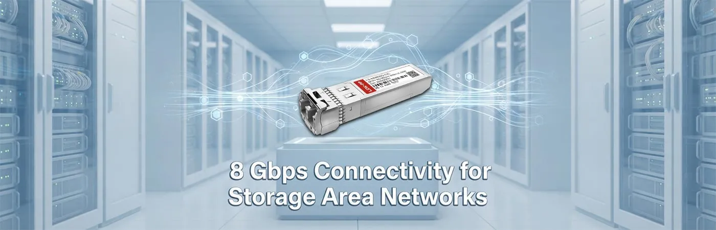 LS-MM858G-S3C: การเชื่อมต่อ 8 Gbps สำหรับเครือข่ายพื้นที่จัดเก็บข้อมูล (Storage Area Networks)