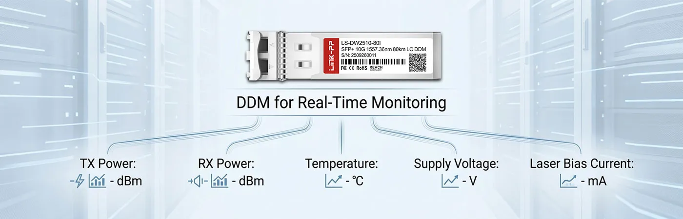 LS-DW2510-80I Module with DDM for Real-Time Monitoring