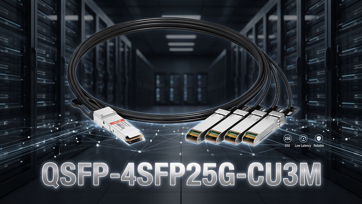 What Is the QSFP-4SFP25G-CU3M?