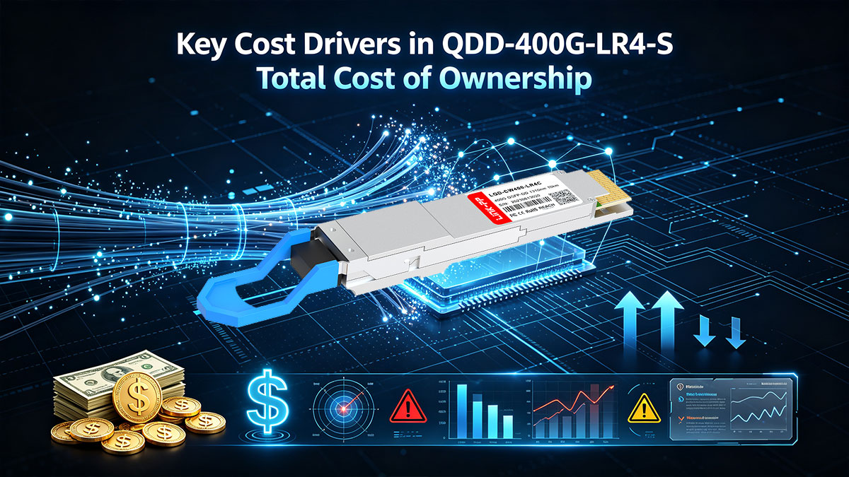 Key Cost Drivers in QDD-400G-LR4-S Total Cost of Ownership