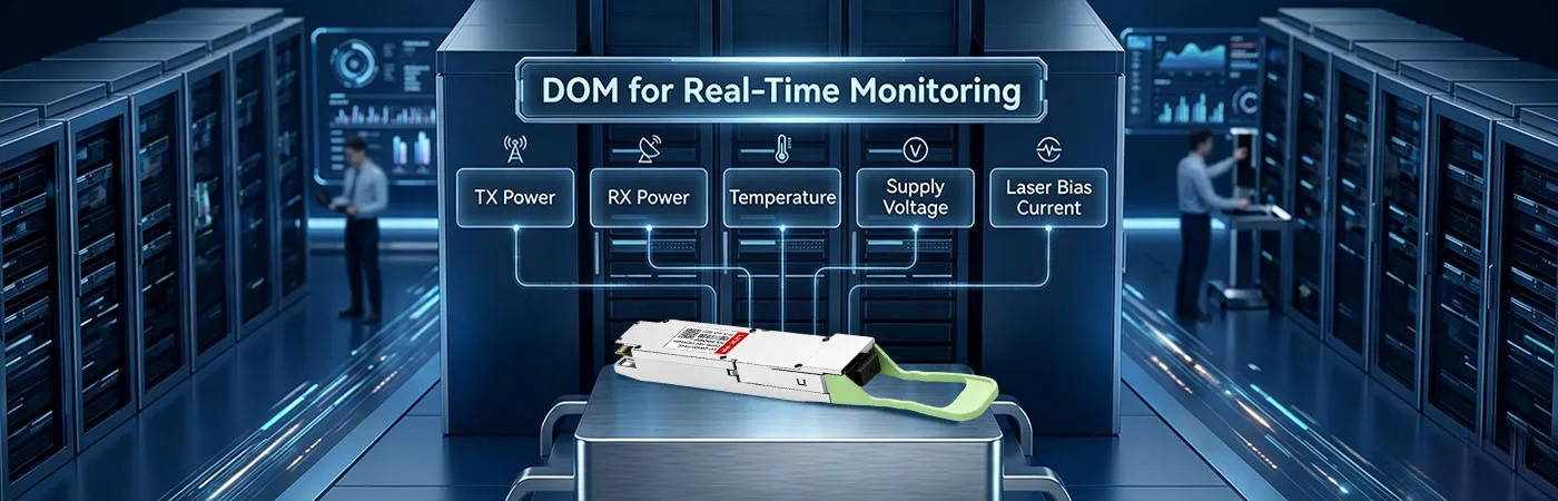 LO-CW400-FR4C Module with DOM for Real-Time Monitoring