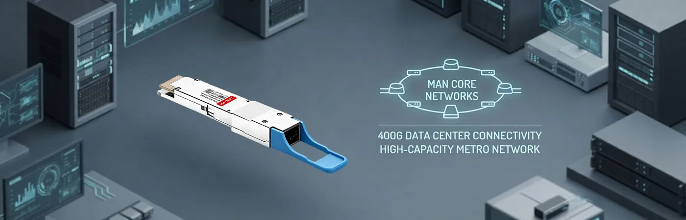QDD-XDR4-400G: Kết nối 400G cho mạng lõi MAN