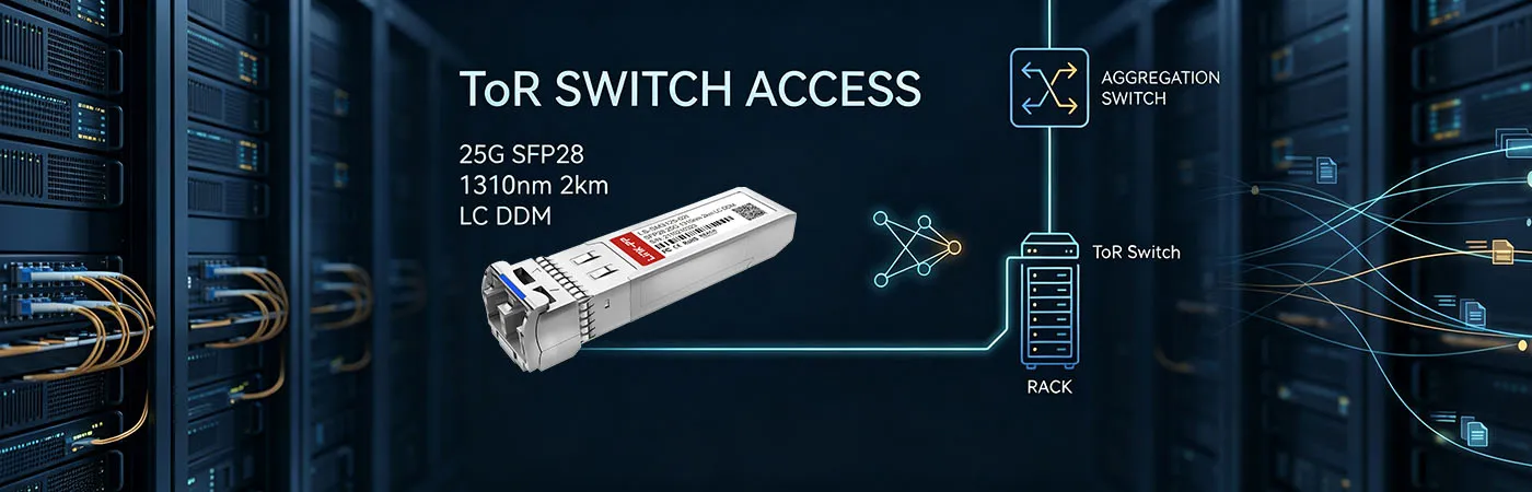 SFP-25GLRL-31-I: Kết nối 25G cho truy cập chuyển mạch ToR