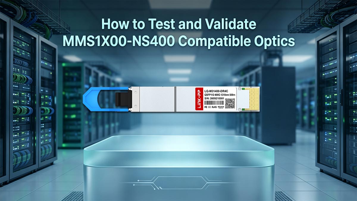 How to Test and Validate MMS1X00-NS400 Compatible Optics