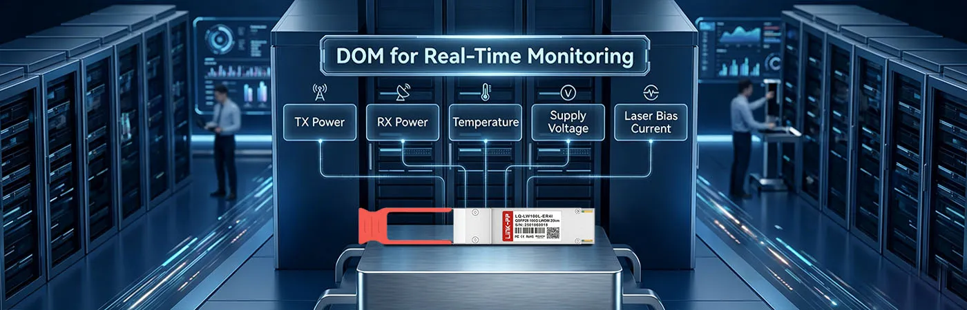 LQ-LW100L-ER4I Module with DOM for Real-Time Monitoring