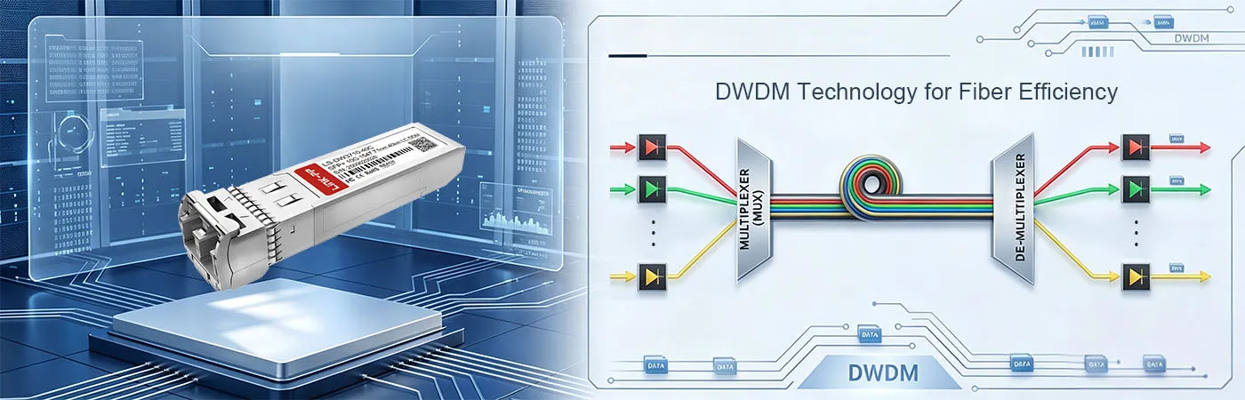 โมดูล LS-DW3710-40C พร้อมเทคโนโลยี DWDM เพื่อประสิทธิภาพการใช้งานใยแก้วนำแสง