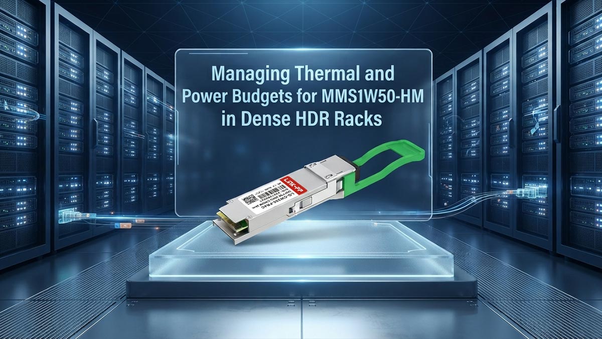 Managing Thermal and Power Budgets for MMS1W50-HM in Dense HDR Racks