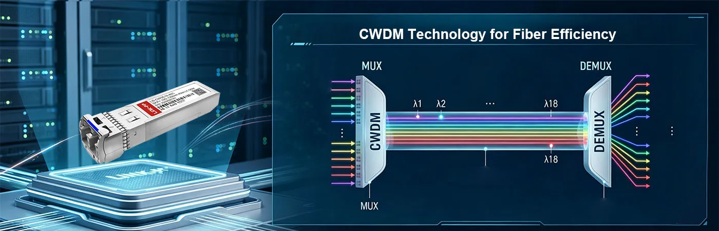 LS-CW3510-40C Module with CWDM Technology for Fiber Efficiency