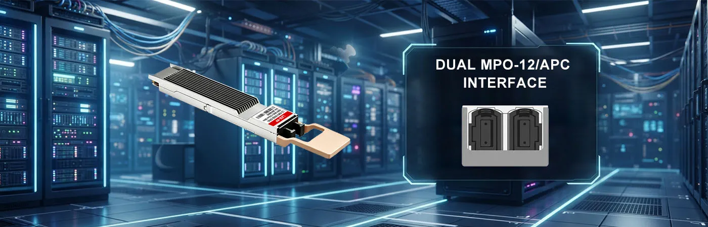 LO-DM31800B-DR8C Module with Dual MPO-12/APC Interface