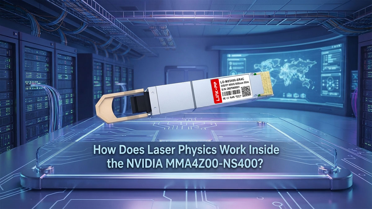How Does Laser Physics Work Inside the NVIDIA MMA4Z00-NS400