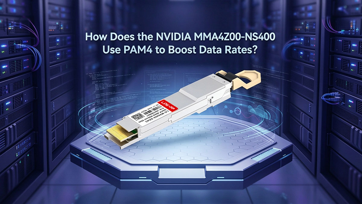 How Does the NVIDIA MMA4Z00-NS400 Use PAM4 to Boost Data Rates