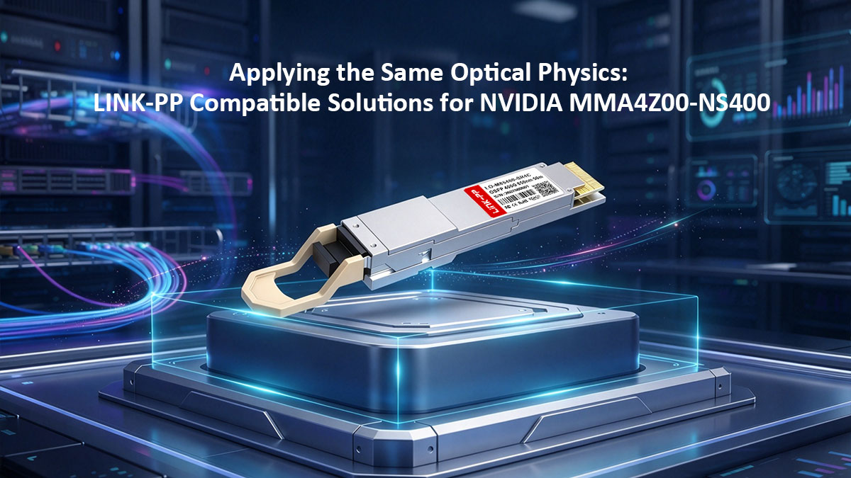 Applying the Same Optical Physics: LINK-PP Compatible Solutions for NVIDIA MMA4Z00-NS400