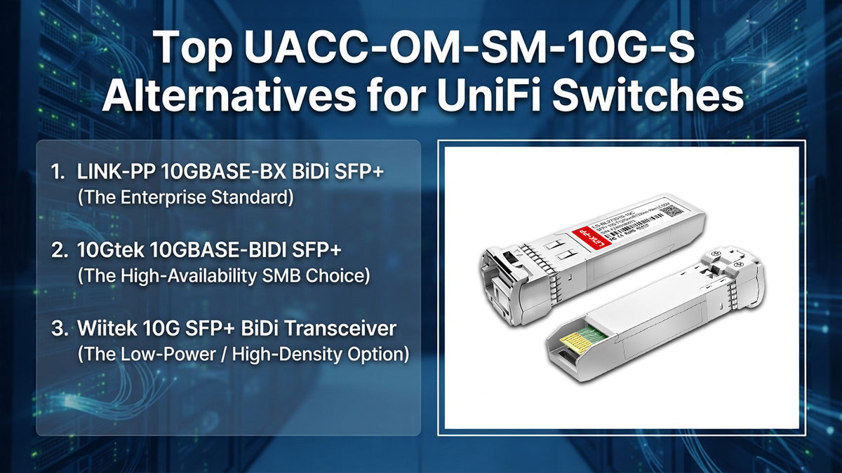 Top UACC-OM-SM-10G-S Alternatives for UniFi Switches