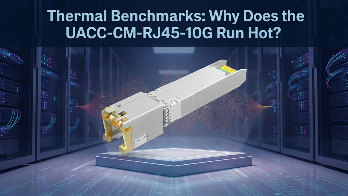 Thermal Benchmarks: Why Does the UACC-CM-RJ45-10G Run Hot?