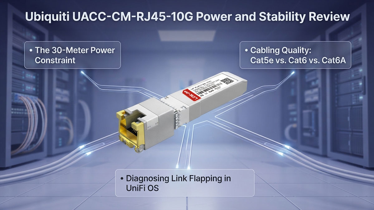 Ubiquiti UACC-CM-RJ45-10G Power and Stability Review