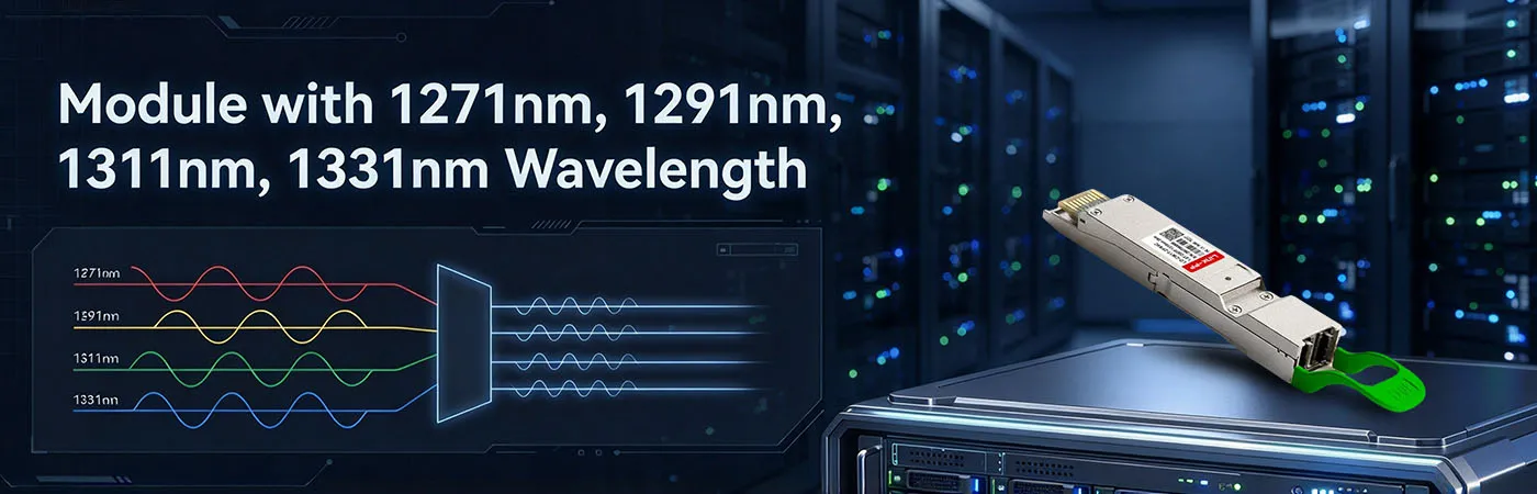 LO-CW1T-2FR4C Module with 1271nm, 1291nm, 1311nm, 1331nm Wavelength