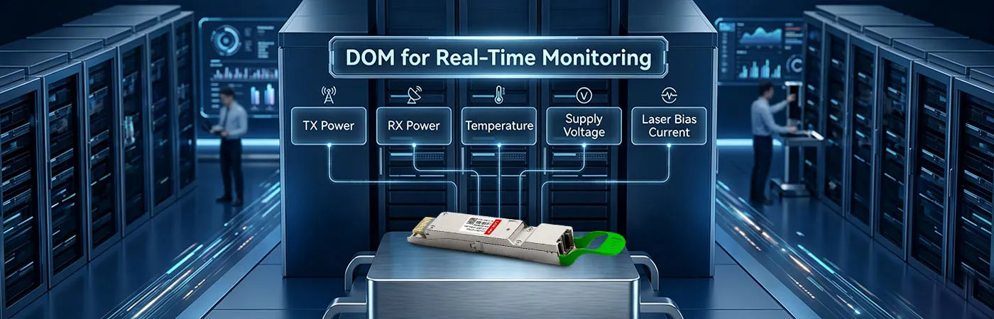 LO-CW1T-2FR4C Module with DOM for Real-Time Monitoring