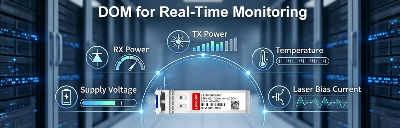 LS-SM316G-10C Module with DOM for Real-Time Monitoring