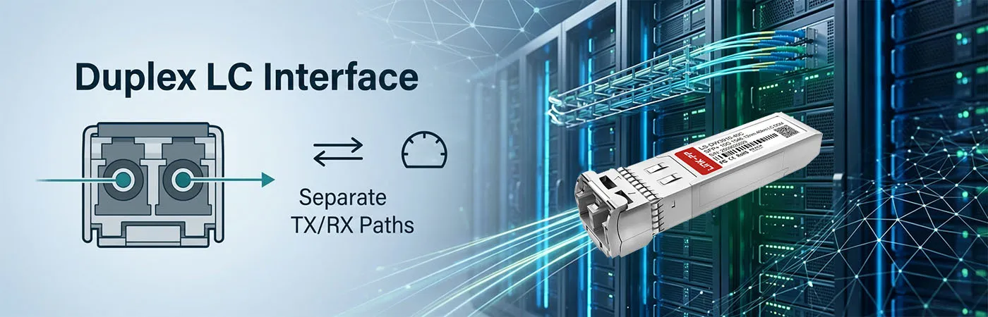 LS-DW3910-40C Module with Duplex LC Interface