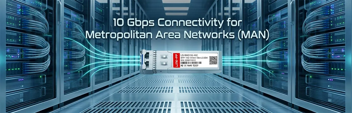 10GB-LRLX-SFPP: 10 Gbps Connectivity for Metropolitan Area Networks (MAN)