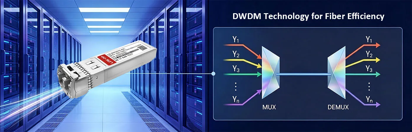 LS-DW3910-40C Module with DWDM Technology for Fiber Efficiency