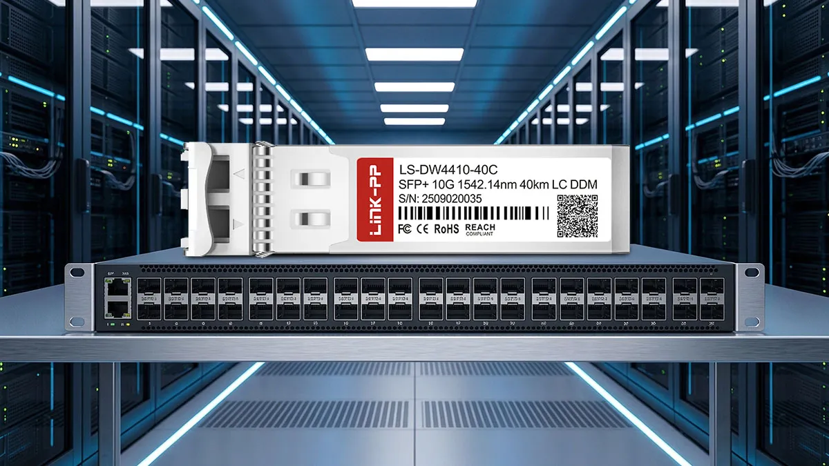 Compatible con Cisco DWDM-SFP10G-42.14 LINK-PP Módulo óptico SFP+ de 10G