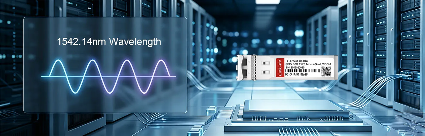 Módulo DWDM-SFP10G-42.14 con longitud de onda de 1542.14 nm