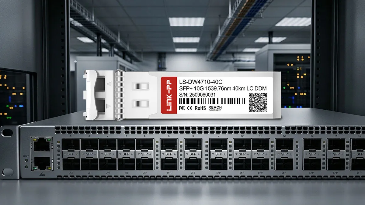 Compatível com H3C DWDM-SFP10G-39.77-40 LINK-PP Módulo Óptico 10G SFP+